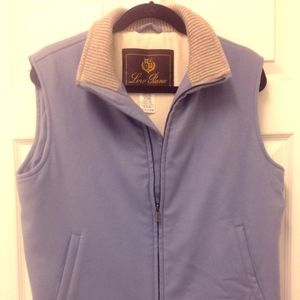 Loro Piana light blue cashmere vest